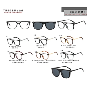 High Quality Stylish metal Magnet Frame Sunglasses